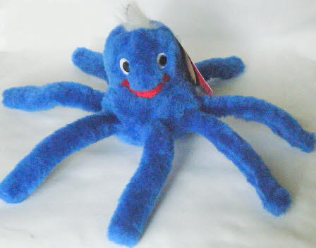 octopus plush dog toy